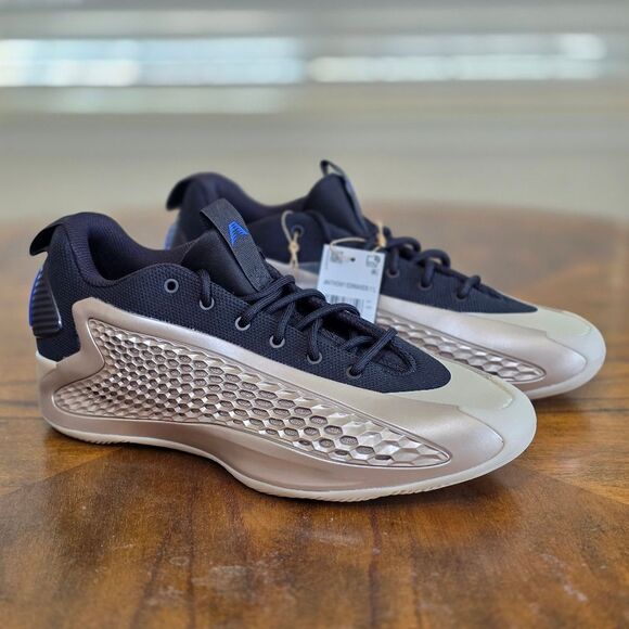 Adidas Anthony Edwards AE 1 Low Champagne Metallic Black Shoes JQ6133 Men's 9.5 - Picture 4 of 13